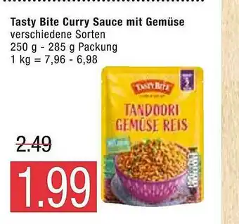 Marktkauf Tasty Bite Curry Sauce Mit Gemüse Angebot