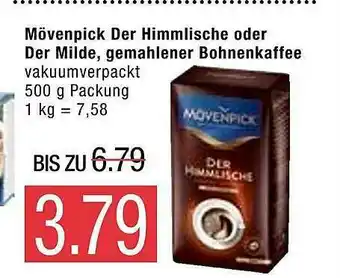 Marktkauf Mövenpick Der Himmlische Oder Der Milde Gemahlener Bohnenkaffee Angebot