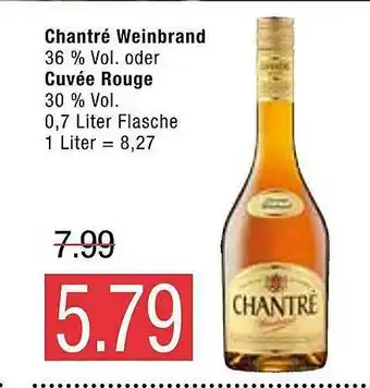 Marktkauf Chantré Weinbrand Oder Cuvée Rouge Angebot