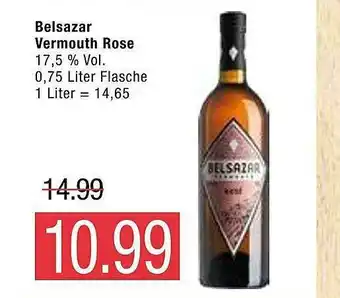 Marktkauf Belsazar Vermouth Rose Angebot