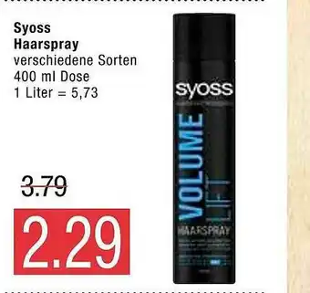 Marktkauf Syoss Haarspray Angebot