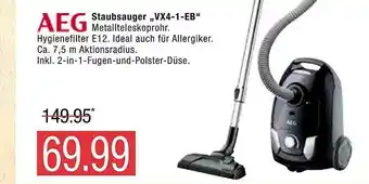 Marktkauf Aeg Staubsauger „vx4-1-eb” Angebot