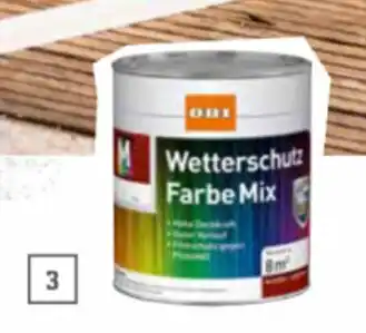 OBI OBI Wetterschutzfarbe Mix Angebot