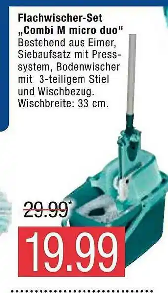 Marktkauf Flachwischer-set „combi M Micro Duo” Angebot