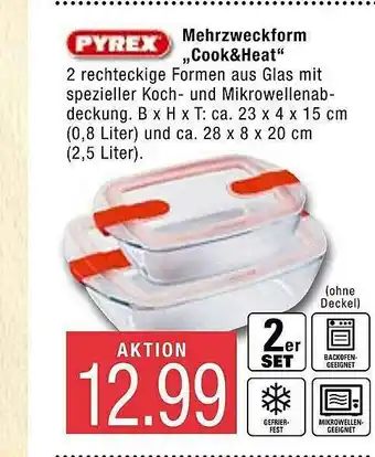 Marktkauf Pyrex Mehrzweckform „cook&heat” Angebot