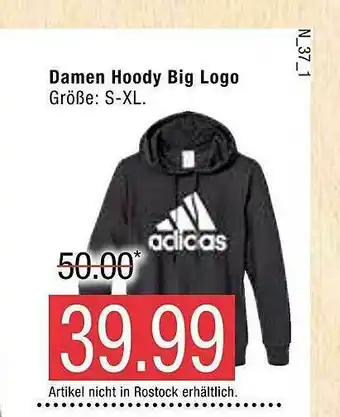 Marktkauf Damen Hoody Big Logo Angebot