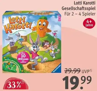 Rossmann Lotti Karotti Gesellschaftsspiel Angebot