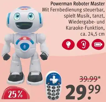 Rossmann Powerman Roboter Master Angebot