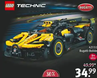 Rossmann LEGO TECHNIC 42151 Bugatti-Bolide Angebot