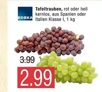 Marktkauf Edeka Tafeltrauben Angebot