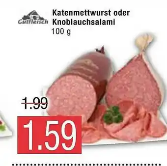 Marktkauf Katenmettwurst Oder Knoblauchsalami Angebot