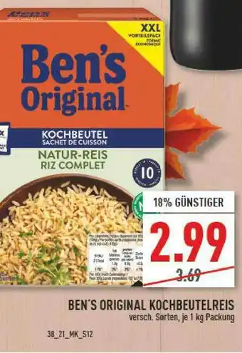 Marktkauf Ben's Original Kochbeutelreis Angebot