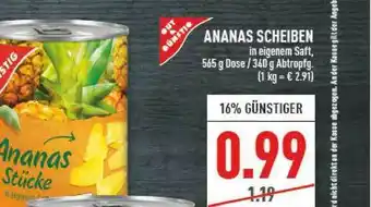 Marktkauf Ananas Scheiben Gut & Günstig Angebot