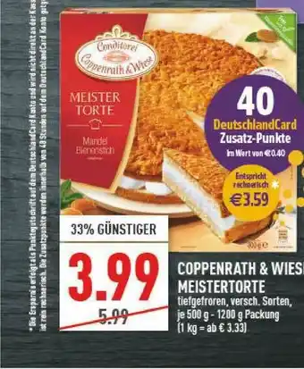 Marktkauf Coppenrath & Wiese Meistertorte Angebot