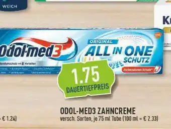 Marktkauf Odol-med3 Zahncreme Angebot