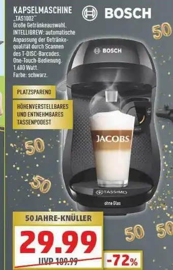 Marktkauf Kapselmaschine „tas1002” Bosch Angebot