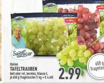 Marktkauf Italien Tafeltrauben Sanlucar Angebot