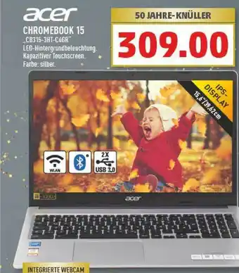 Marktkauf Acer Chromebook 15 „cb315-3ht-c4gr” Angebot