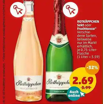 PENNY Rotkäppchen Sekt Oder Fruchtsecco Angebot