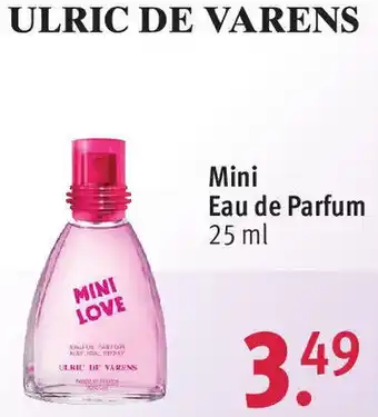 Rossmann ULRIC DE VARENS Mini Eau de Parfum 25 ml Angebot