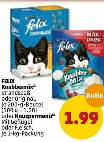 PENNY Felix Knabbermix Oder Knuspermenü Angebot