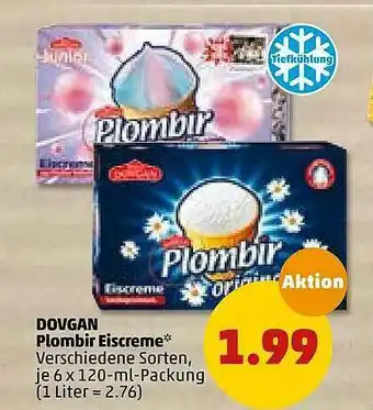 PENNY Dovgan Plombir Eiscreme Angebot