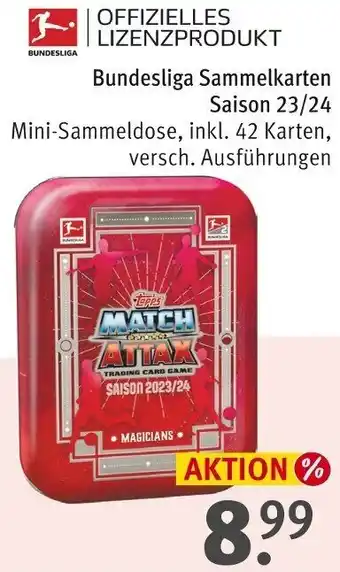 Rossmann Bundesliga Sammelkarten Saison 23/24 Angebot