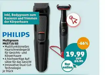 PENNY Philips Multigroom Mg3710.85 Angebot