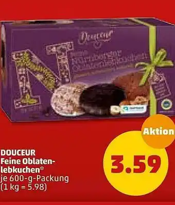 PENNY Douceur Feine Oblatenlebkuchen Angebot