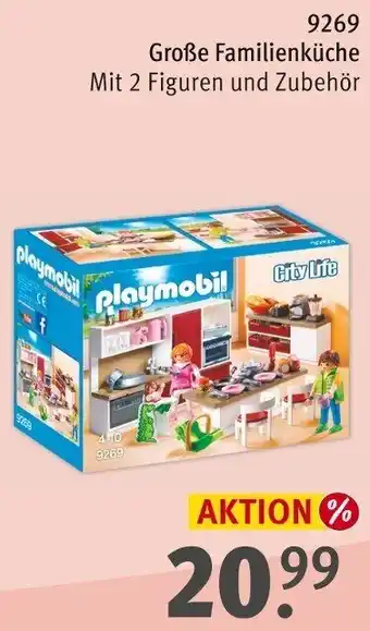 Rossmann Playmobil 9269 Große Familienküche Angebot