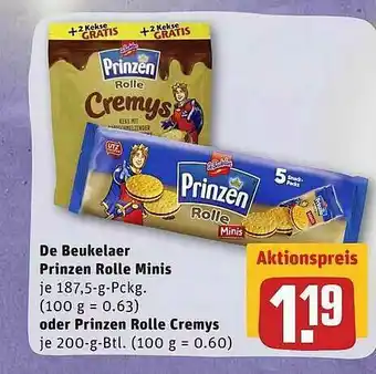 REWE De Beukelaer Prinzen Rolle Minis Oder Prinzen Rolle Cremys Angebot