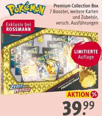 Rossmann Pokémon Premium Collection Box Angebot