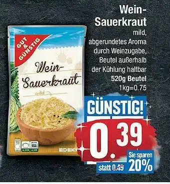 Marktkauf Wein-sauerkraut Angebot