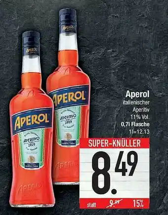 Marktkauf Aperol Italienischer Aperitiv Angebot