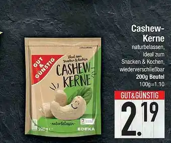 Marktkauf Cashew-kerne Gut & Günstig Angebot