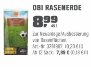 OBI OBI Rasenerde Angebot