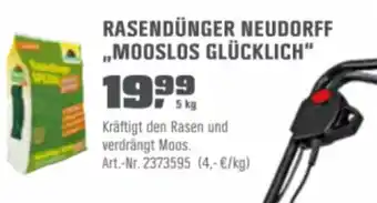 OBI Rasendünger Neudorff ,,Mooslos Glücklich" Angebot