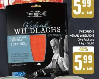 Marktkauf FRIEDRICHS KODIAK WILDLACHS 100 g Packung Angebot