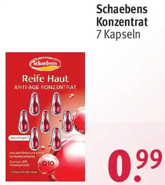 Rossmann Schaebens Konzentrat 7 Kapseln Angebot