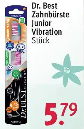 Rossmann Dr. Best Zahnbürste Junior Vibration Angebot