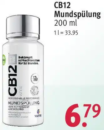 Rossmann CB12 Mundspülung 200 ml Angebot