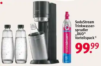 Rossmann SodaStream Trinkwassersprudler „DUO" Vorteilspack Angebot