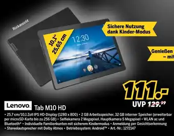 MEDIMAX Lenovo Tab M10 HD Angebot