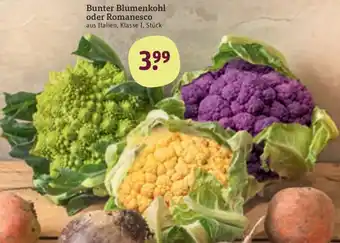 tegut Bunter Blumenkohl oder Romanesco Angebot