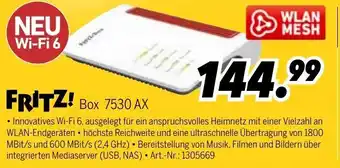 MEDIMAX Fritz! Box 7530 AX Angebot