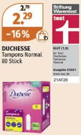 Müller DUCHESSE Tampons Normal 80 Stück Angebot