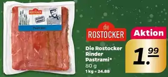 NETTO Die Rostocker Rinder Pastrami 80 g Angebot