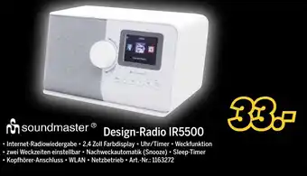 MEDIMAX Soundmaster Design Radio IR5500 Angebot