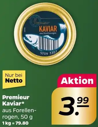 NETTO Premieur Kaviar 50 g Angebot