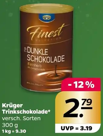 NETTO Krüger Trinkschokolade 300 g Angebot